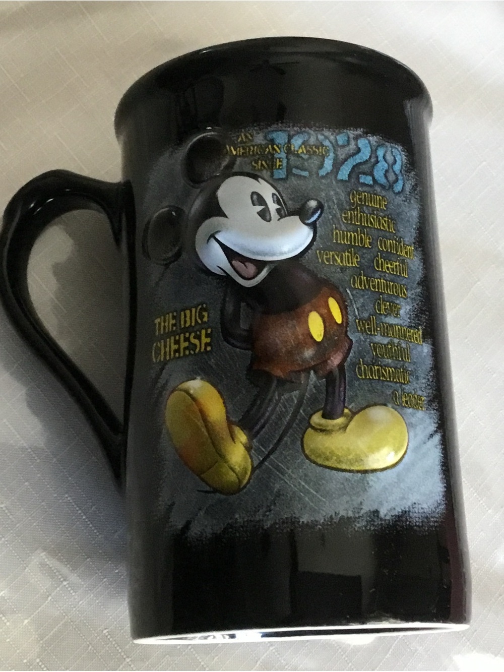 Disney Mickey Mouse "The Big Cheese" Character Mug